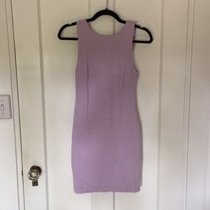 Light purple Zara dress with ruffle back